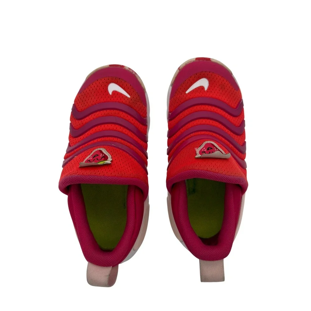 Nike Dynamo‎ Go Toddler Sneakers Strawberry Pink Red Slip-On Size 10C